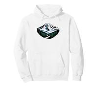 Mount Rainier National Park Washington Retro Hiker 1899 Pullover Hoodie