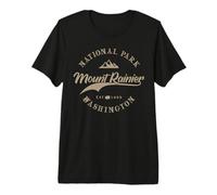 Mount Rainier National Park | Washington | Travel & 80s Premium T-Shirt