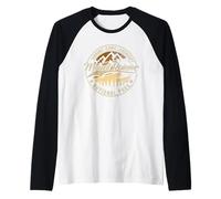 Mount Rainier National Park | Washington | Travel & 80s Raglan Baseball Tee