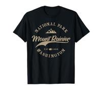 Mount Rainier National Park | Washington | Travel & 80s T-Shirt