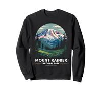 Mount Rainier National Park Washington Vintage Hiking Sweatshirt
