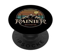 Mount Rainier National Park Washington Vintage Outdoor PopSockets Adhesive PopGrip