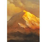 Mount Rainier Notebook - Wide Ruled Composition Notebook, 8.5" x 11", 120 pages, full-color cover art painted by illustrator Jason Behnke.