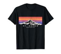Mount Rainier Washington Mountain Mt Climbing Summit Hiking T-Shirt