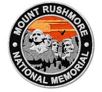 Mount Rushmore National Memorial South Dakota Patch for Clothes - Embroidered Iron on Patch for Backpack Jacket - Fabric Sports Patches for Clothes Souvenirs & Gifts ID45095