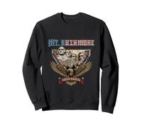 Mount Rushmore South Dakota Patriotic Eagle Vintage Travel Sweatshirt
