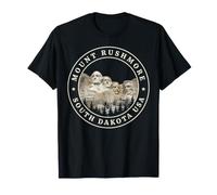 Mount Rushmore South Dakota Travel Souvenir Emblem T-Shirt