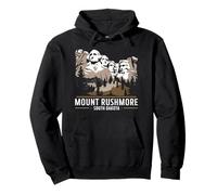 Mount Rushmore South Dakota Vintage President Monuments Pullover Hoodie