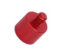 Mount Screw Adapter, 3/8in Female to 1/4in Male Thread Adapter for Light Stand, Camera, Tripods, Ball Heads, Monopod Bronze A1 D (Red (A1-C))