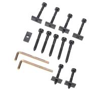 Mount Screw Metal Screw Set with Screwdriver for Kids Highchair Projects and Maintenance Heavy Duty Nursery Chair Fittings