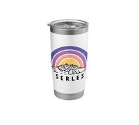 Mount Serles Stubai Summit Tyrol Austria Travel Hiking Gift Stainless Steel Insulated Tumbler