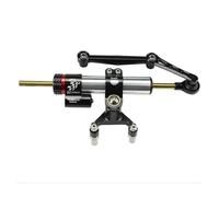 Mount Set Motorcycle Steering Damper Stabilizer Mount Support Kit For Ducati Monster 950 937 2021 2022 2023 Adjustable Buffer Control Bar(Color6)