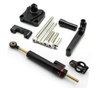Mount Set Motorcycle Steering Damper Stabilizer Mount Support Kit For Kawasaki For NINJA 250R EX250 ZX250R 2008-2012 Adjustable Buffer Control Bar(Color 13)