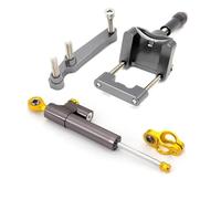Mount Set Motorcycle Steering Damper Stabilizer Mount Support Kit For Kawasaki For NINJA 250R EX250 ZX250R 2008-2012 Adjustable Buffer Control Bar(Color 18)