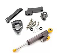 Mount Set Motorcycle Steering Damper Stabilizer Mount Support Kit For Suzuki GSX1300R HAYABUSA 1300 1998-2019 Adjustable Buffer Control Bar(Color 19)