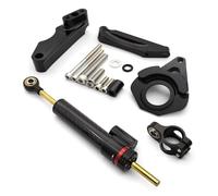 Mount Set Motorcycle Steering Damper Stabilizer Mounting Bracket Kit For Suzuki GSX-R600 GSX-R750 2001 2002 2003 2004 2005 Adjustable Buffer Control Bar(Color 10)