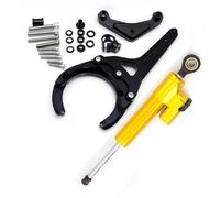 Mount Set Motorcycle Steering Damper Stabilizer With Mounting Bracket Kit For Suzuki GSXS1000 GSXS 1000 F G 2016 2017 2018 2019-2022 Adjustable Buffer Control Bar(Color4)