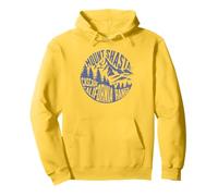 Mount Shasta California Cascade Range Grunge Emblem UFO Pullover Hoodie