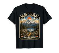 Mount Shasta California Vintage Northern California Value Graphic T-Shirt