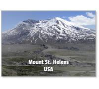 Mount St. Helens, Cascades of Washington State, Fridge Magnet