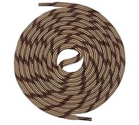Mount Swiss© Hiking and Work Boot Laces - Extra Strong Round Polyester Laces - Diameter 5 mm Length 70 - 220 cm brown Braun/Beige M2