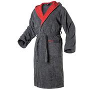 Mount Swiss Women's and Men's Arbon Bathrobe with Hood Made of Elegant Cotton I Dressing Gown Fluffy I Terry Cloth I Kimono with Choice of Colours and Sizes S - 8XL I Bath Robe Oeko-Tex Standard 100