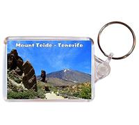 Mount Teide - Tenerife - Canary Islands - Double Sided Large Keyring Gift/Present/Souvenir BBSK640