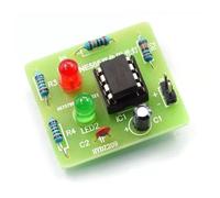 Mount Terminal Block NE555 Bicolor LED Flasher Parts for Reliable Circuit Electronic Project Training Terminal Block Connector