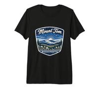 Mount Tom Massachusetts Mountain Nature Hiking Outdoor Premium T-Shirt