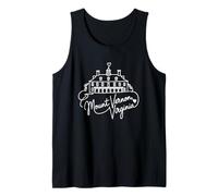 Mount Vernon Virginia Signature Heart Art Ancestry Souvenir Tank Top