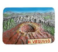 Mount Vesuvius Italy Refrigerator Magnet Travel Souvenir Fridge Decoration Magnetic Sticker 3D Craft