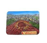 Mount Vesuvius Naples Italy Refrigerator Magnet Travel Souvenir 3D Fridge Decoration Magnetic Sticker Craft Collection