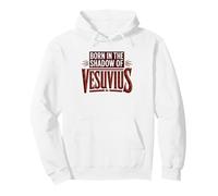 Mount Vesuvius Neapolitan Pizza Illustration Naples Mountain Pullover Hoodie