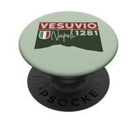 Mount Vesuvius Vesuvio Naples Italian Travel Hiking Gifts PopSockets Adhesive PopGrip