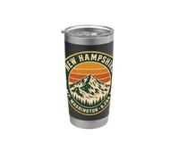 Mount Washington New Hampshire Hiking Retro Mountain Summit Stainless Steel Insulated Tumbler