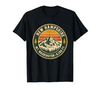 Mount Washington New Hampshire Hiking Retro Mountain Summit T-Shirt
