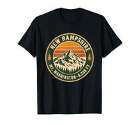 Mount Washington New Hampshire Hiking Retro Mountain Summit Value Graphic T-Shirt