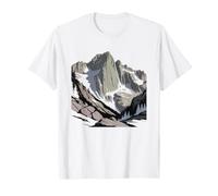 Mount Whitney Main Trail 22 Miles Elevation Hiker Graphic Mt T-Shirt