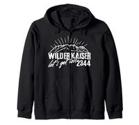 Mount Wilder Kaiser Kitzbühel Tyrol Hike Austria Travel Gift Zip Hoodie