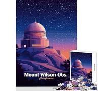 Mount Wilson Observatory Jigsaw Puzzles for Adults1000 Piece Strengthen Mental Endurance And Stamina Calm Stress Free Playtime (50X75cm)