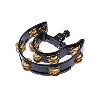 Mountable Plastic Tambourine with Dual Jingles in Red, Perfect Accessory for Drummers and Guitarists, weight and Easy to Slip On, for Acoustic Sets and Church - 3