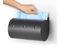 Mountable Trash Bag Holder Dispenser - Trash Bags Dispenser for 13-Gallon 50-Bag Rolls - Garbage Bag Dispenser Roll Holder - Trash Bag Organizer Dispenser to Save Space - Garbage Bag Holder Dispenser