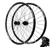 Mountain 26/27.5/29 Inch Bike Wheels, 28 Holes Hub Aluminum Alloy Front 2 and Rear 4 Bearings Thru Axle/Quick Release Wheelset