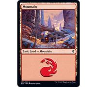 Mountain (#263) (foil) | Throne of Eldraine