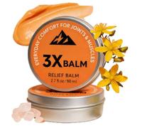 Mountain 3X Balm, 2026 Mountain 3X Relief Balm, Neuropathy Pain Relief Cream, Soothing Joint Cream for Hand Feet and Body, Natural Relief That Lets You Feel Like You Again (2pc)