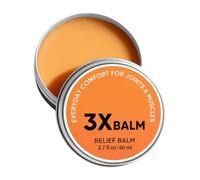 Mountain 3X Relief Balm, Fast-absorbing Non-Greasy Formula, 80ml, Smoothing Bone And Muscle Care Cream, Soothing Gel Cream, Smooth And Lightweight, For Knee, Foot, Back & Joint Relief