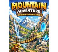 Mountain Adventure Coloring Book for Kids Ages 6-10: Explore Epic Mountain Paths, Hidden Caves, Magical Peaks & Wild Nature Worlds (Adventure Worlds Coloring Series)