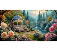 Mountain-and-River-Flowers 1000 Piece Jigsaw Puzzles for Adults Educational Games Jigsaw Puzzle Home Decoration for Adults and Kids Age 12 Years Up 75x50cm/1000pcs