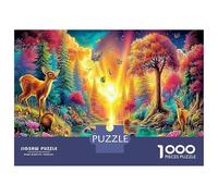 Mountain And River Flowers 1000Pieces JigsawPuzzlesForest Cosmic ForAdults Challenging LargePiecePuzzles Age12+byth EducationalGame Uncover The Puzzle 38x26cm/1000pcs