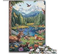 Mountain Animals 2000 Pieces Jigsaw Puzzles For Teens And Adults, Help The Brain Exercise Addictive Toys to Cultivate Patience Perfect Decoration (70x100cm)